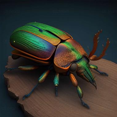 3D model Chrysochroa (STL)